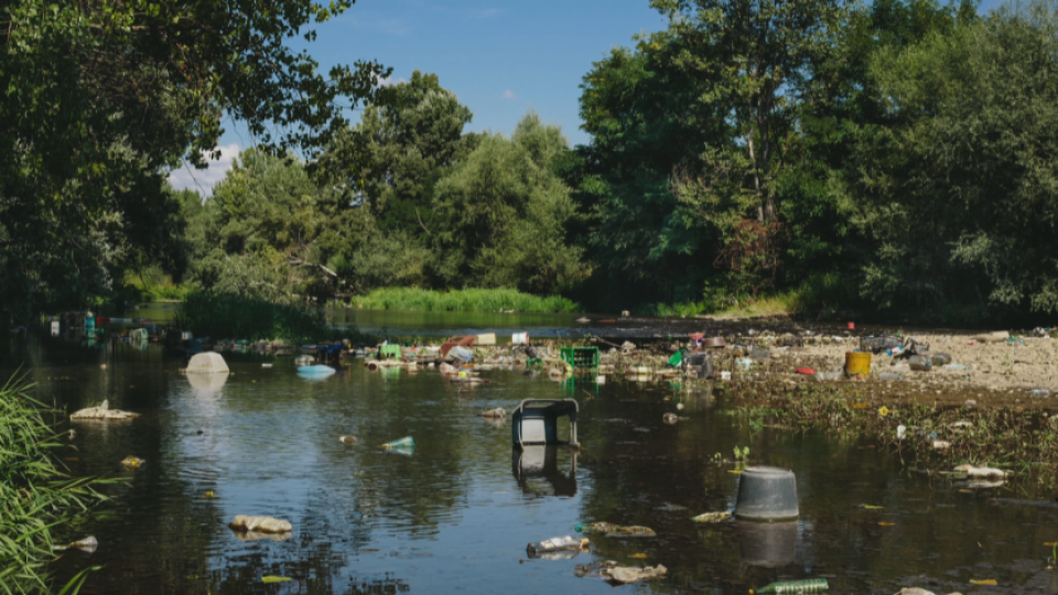 Акция за почистване на река Струма край Кюстендил
