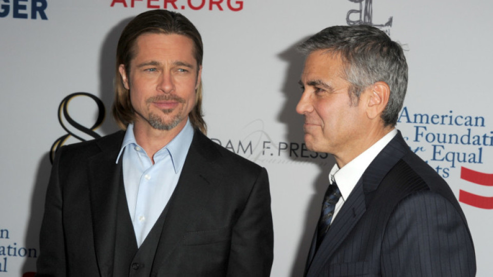 Джордж Клуни и Брад Пит работят по нов филм заедно