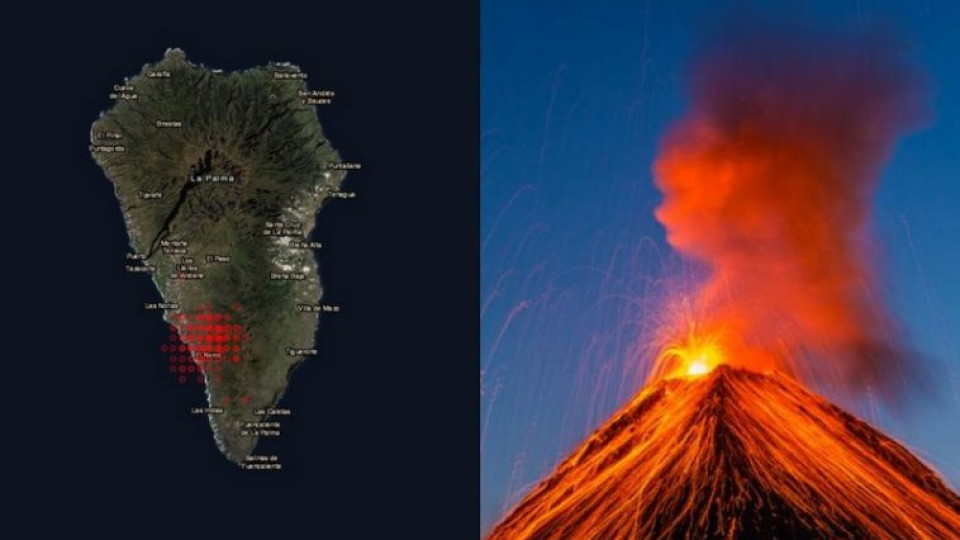 Вулканичните изригвания на остров Ла Палма се засилиха (ВИДЕО)