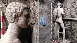 Лувърът завижда на откритата в древна клоака до Рупите статуя на Хермес