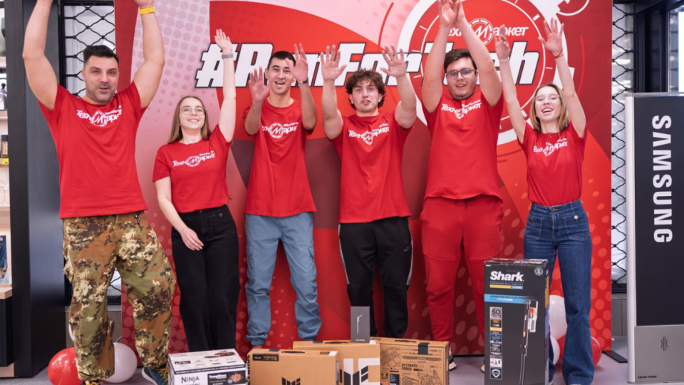 Техномаркет #RunForTech: Симон Борисов спечели техника за 5 000 евро в най-големия магазин на веригата