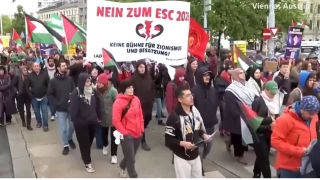 Пропалестински протест близо до арената на Евровизия предизвика полицейска намеса